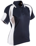 Ladies CoolDry Contrast Short Sleeve Polo with Sleeve Panels PS62