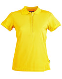Ladies TrueDry Solid Colour Short Sleeve Pique Polo PS64