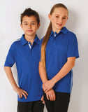 PS83K - Kids' RapidCool Short Sleeve Contrast Polo Winning Spirit
