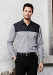 S503ML - Mens Havana Long Sleeve Shirt Biz Collection