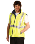 SW19A - High Visibility Two Tone Vest With 3M Reflective Tapes AIW