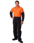 SW205 - Mens Stout Size, Cotton Drill Coverall AIW