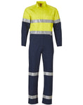 Mens Cotton Drill Coverall with 3M Scotchlite Reflective Tapes SW207