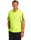 SW25A - Mens TrueDry® Hi-Vis Polo with Reflective Piping AIW