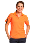 SW26A - Ladies TrueDry® Hi-Vis Polo with Reflective Piping AIW