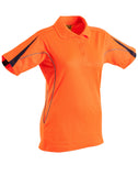 Ladies TrueDry® Hi-Vis Polo with Reflective Piping SW26A