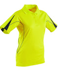 Ladies TrueDry® Hi-Vis Polo with Reflective Piping SW26A