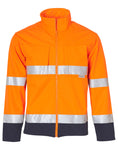 High Visibility Two Tone Softshell Jacket with 3M Reflective Tapes SW29