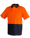 Mens 100% Cotton Jersey Safety Polo SW35