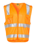 High Visibility Safety Vest with chest pockets and 3M Tapes SW42