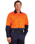 SW58 - Mens High Visibility Cool-Breeze Cotton Twill Safety Shirt AIW