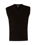 V-Neck Wool/Acrylic Knit Vest WJ02