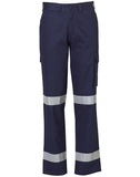 Ladies Heavy Cotton Pre-Shrunk Drill Pants with 3M Reflective Tape WP15HV