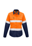 Womens Rugged Cooling Taped Hi Vis Spliced Shirt ZW720